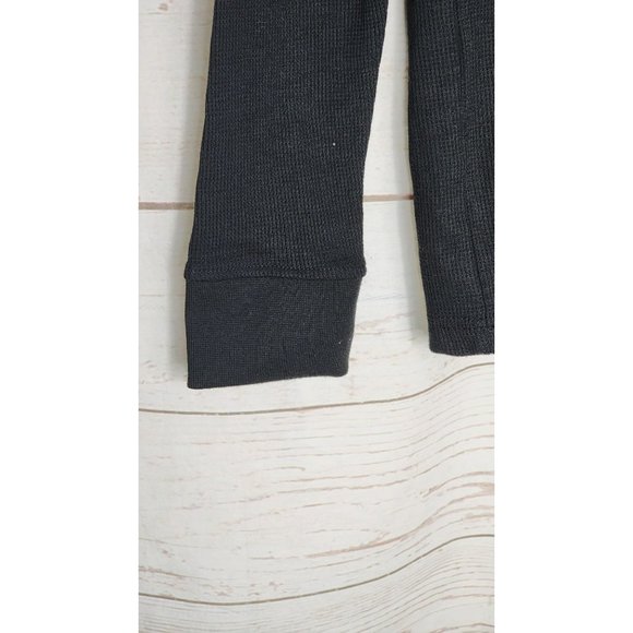 Restricted Logo Embroidered Black Long Sleeve Hooded Sweatshirt, Small - Picture 14 of 15